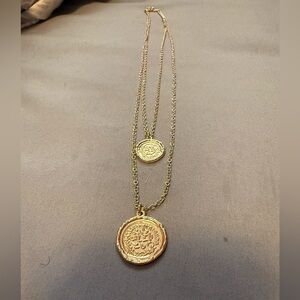 Women’s 2 in 1 Gold Pendant Necklace